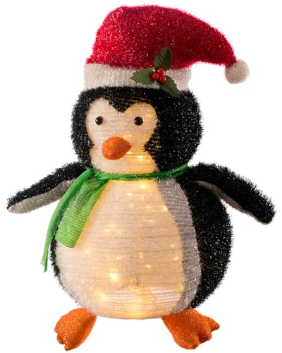 WeRChristmas Pop-Up Penguin, 60 LED Lights