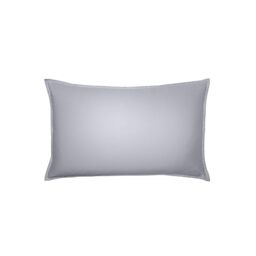 Essix Cotton Satin Pillowcase, Palazzo, Silver, 50 x 75 cm
