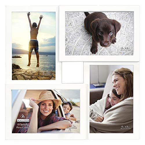 Malden Picture Frame, White, 11.13 (W) x 11.13 (H) x 1 (D) inches
