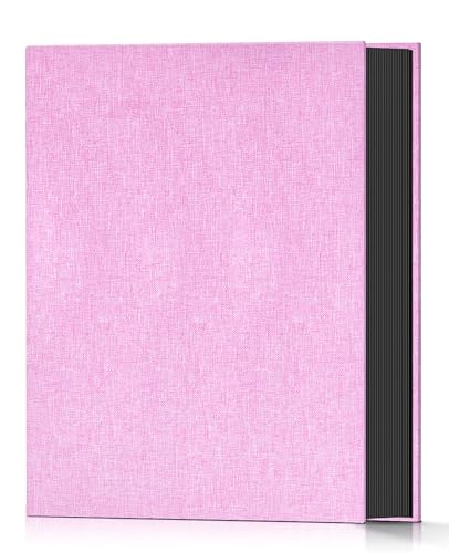 Popotop Photo Album 4x6 100 Pockets for Wedding Gifts,Linen Hardcover Picture Albums for Family Anniversary Baby Vacation Pictures