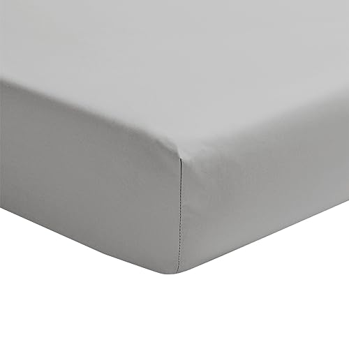 Cotton Percale Fitted Sheet 160 x 200 cm 40 cm Essix