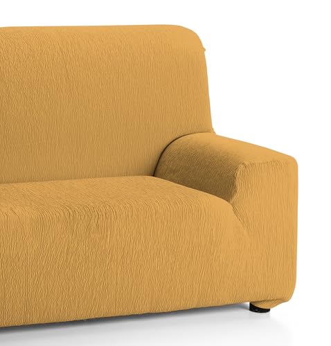 Martina Home Emilia Elastic Sofa Cover, Mustard, 4 Seater