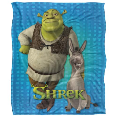 Shrek Pals Silky Touch Super Soft Throw Blanket 152 X 127 Cm