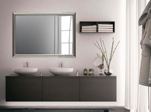 Zalena Treviso 30 x 25 cm Frame Wall Mirror Design Mirror Bathroom Mirror for the Home Guest Bathroom Hallway Gadrobe Living Room