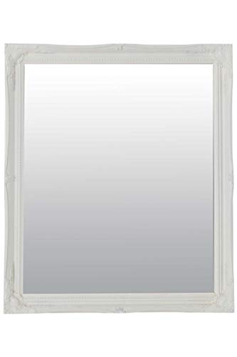 28Inch X 24Inch 71cm X 61cm Large White Ornate Shabby Chic Big Wall Mirror New