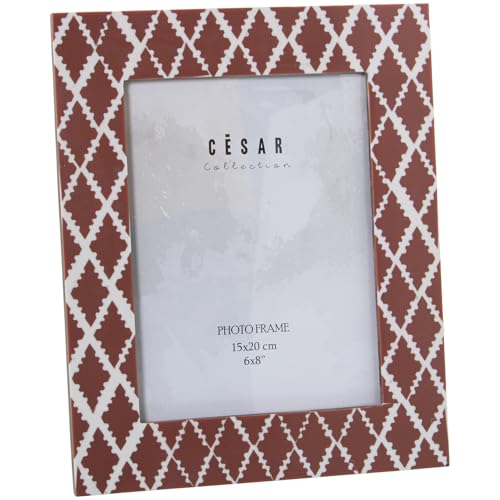 Photo frame 15x20 cm resin/madera_ext: 21.5x26.7x1.7 cm
