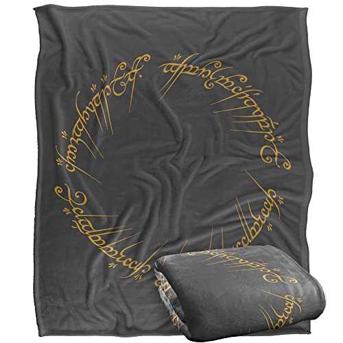LORD OF THE RINGS The Blanket, 152 x 127 cm One Ring Silky Touch Super Soft Throw Blanket