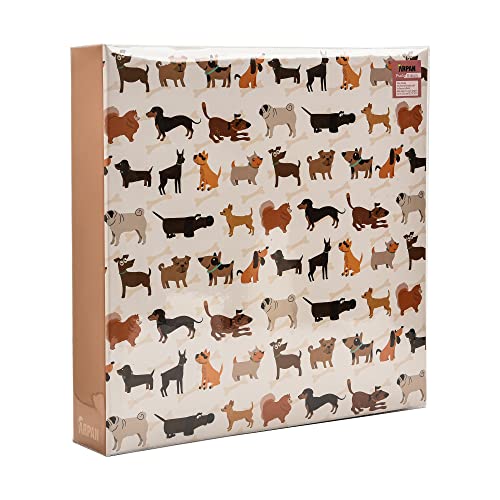 Arpan Extra-Large 3-Ring Binder Self Adhesive Photo Album 20/Sheets 40/Sides (Cute Dog)