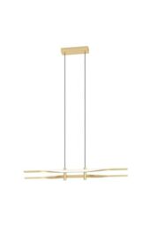 Eglo LED Pendant lamp Colmeal, Rod-Shaped Above Dining Table