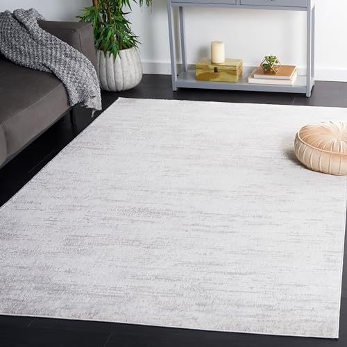 Safavieh Hanna Collection Contemporary Rug for Living Room Dining Room Bedroom Short Pile Ivory 4ft x 72in