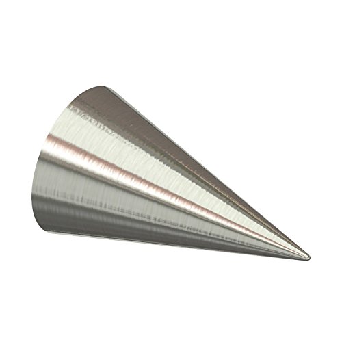 Flairdeco Deco Flair 11012037 0240 Ends Cone for Curtain Pole 20 mm in Diameter Stainless Steel – Pack of 2 Set