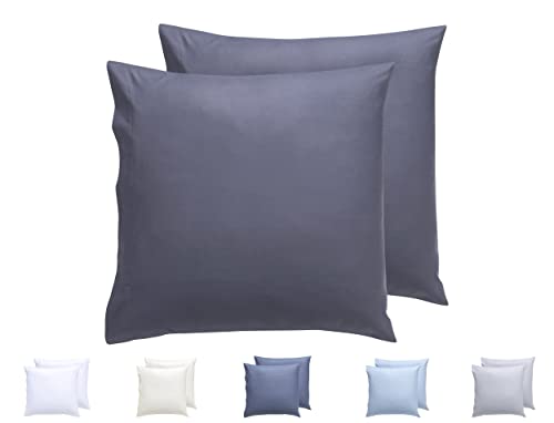 Todocama Set of 2 Extra Soft Hypoallergenic Microfibre Pillow Cases