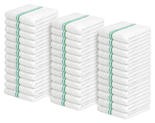 "Avalon Towels Terry Bar Mop Towels (Value Pack of 36) Size 16""x19"" ??? Absorbent and Durable, Multipurpose Cleaning Rags, Cotton Cleaning Cloths, Terry Cloth Rags, Reusable Shop Rag"