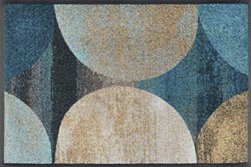Wash+Dry Galaxia Doormat 40 x 60 cm Indoor and Outdoor Washable Turquoise