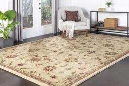 Livabliss Bekuri Oissy Vintage Rug – 160x230 cm, Beige, Brown, Red & Black