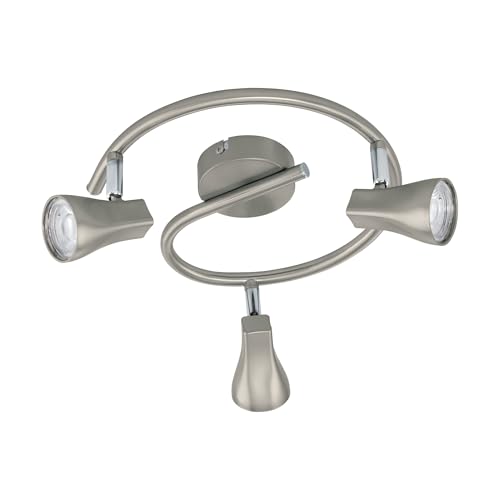 EGLO LED ceiling light Tiberio 1, Ceiling Spotlight, Steel