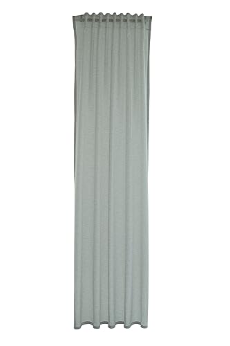 Homing Curtain Canvas Look - Plain Modern - Grey - Living Room Curtain Decorative
