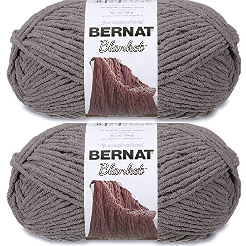 Bernat Blanket 300g - Dark Grey - Pack of 2 Balls