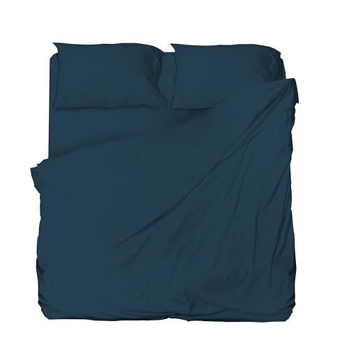 hermet Avio Microfibre Double Sheet Set, Complete Bed, Top Sheet, Fitted Sheet, Pair of Pillowcases, Winner
