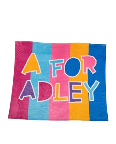 A FOR ADLEY Merch, Comfy Cozy Blanket with Giant Adley Signature Logo