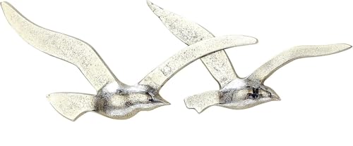 Boltze 1014713 Bird Wall Decoration Metal Birds Maritime Design Wall Picture for Hallway/Living Room/Dining Room