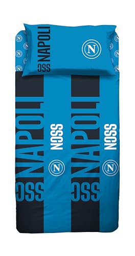 SSC NAPOLI hermet Cotton Single Bed Sheet Set, 100% Cotton, Top Sheet + Fitted Sheet + Pillow Case, Official Product