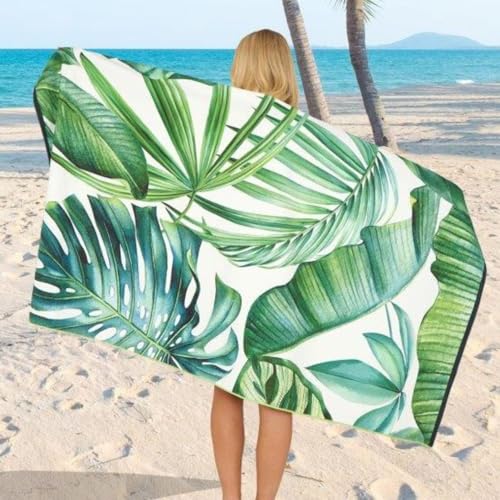 GC GAVENO CAVAILIA Extra Large Beach Towel for Adults - Quick Dry Microfibre Printed Beach Towels - Super Absorbent Beach Towel for Swim (180 x 100 cm) - (1 Piece) Soft, Sand Free,Lightweight - Multi