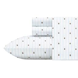 Poppy & Fritz Bumble Bees Sheet Set, Twin, White
