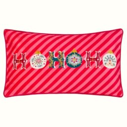 furn. Evans Ho Ho Ho Polyester Filled Cushion (Red - 30x50cm)