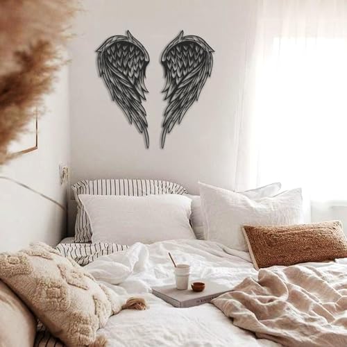 Stylish Black Decorative Metal Wall Accessory, 23 x 50 cm, 100% Steel (1.5 mm), Lightweight 0.9 kg, Perfect for Modern Home Decor & Accent Walls