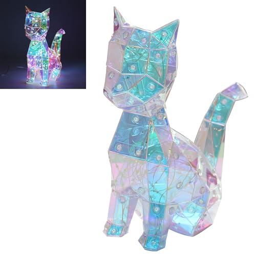 Lesser & Pavey Starlightz LED USB Cat for Home & Living Room - Lovely Led Lights for Home Decor & Night Light - Ideal Led Lights for Bedroom & Table - Durable for Daily Use