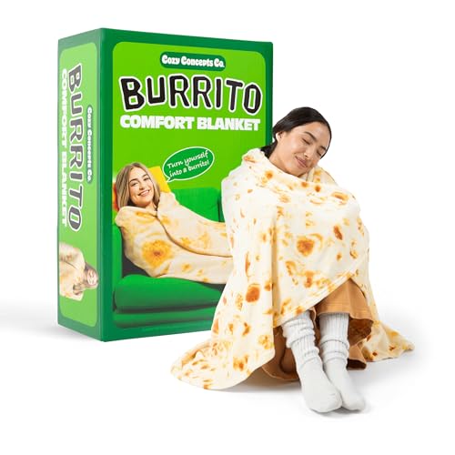 Cozy Concepts Ramen Comfort Blanket by Relatable, Viral Trend Inspired, Looks Like a Giant Bowl of Ramen Noodles to Wrap Yourself Up In, Great for Room Decor or Gifts, Large Size 65” Throw Blanket