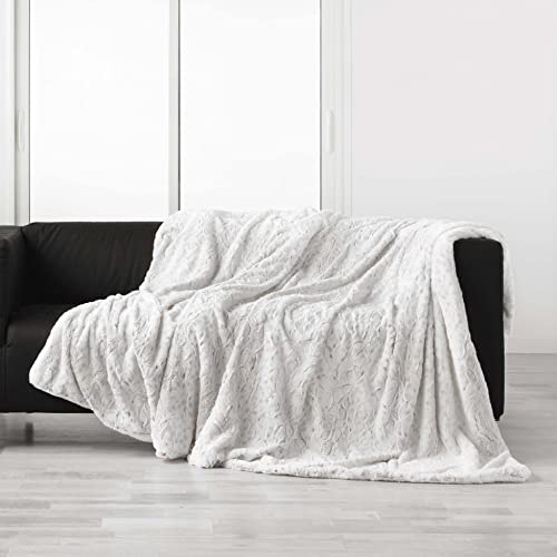 Douceur d'Intérieur, Alaska Faux Fur Sherpa Blanket 125 x 150 cm