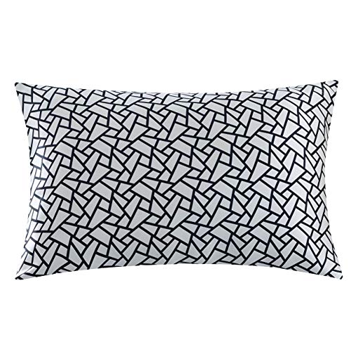 SLPBABY Silk Pillowcase for Hair and Skin with Hidden Zipper Print (Queen, Pattern25)
