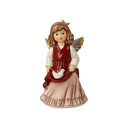 Goebel 41-672-29-1 Christmas Decoration Angel Figurine Made of Porcelain Dimensions: 14.5 cm x 8.5 cm x 7.5 cm