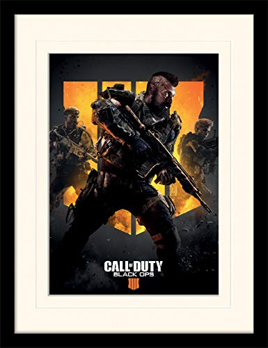 Call of Duty: Black Ops 4 (Trio Mounted & Framed 30 x 40cm Print