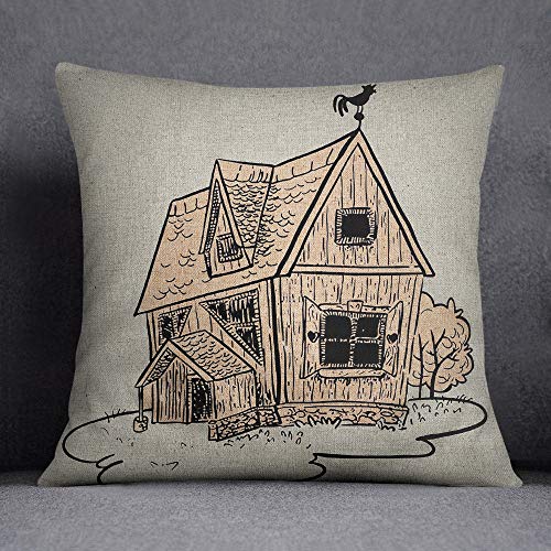 Bonamaison Decorative Cushion Cover, Throw Pillow Case, Size: 45X45 Cm - Designed and Manufactured in Turkey