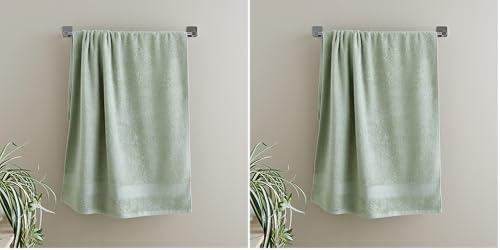 Catherine Lansfield, Sage, Hand Towel, 85.00 x 50.00 cms (Pack of 2)