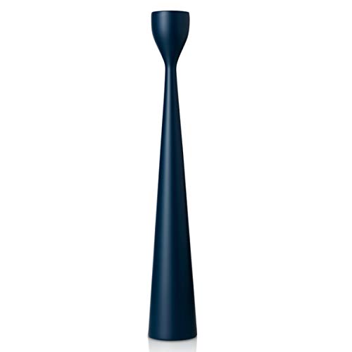 Freemover Rolf M Beech Wood Candle Holder, Dark Blue, 38 cm