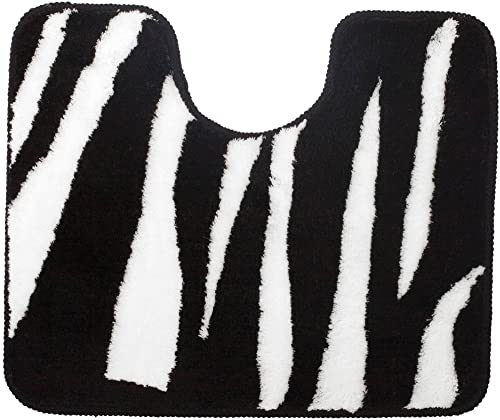 Sealskin Safari Pedestal Mat, Acrylic, Black, 50 x 2 x 60 cm