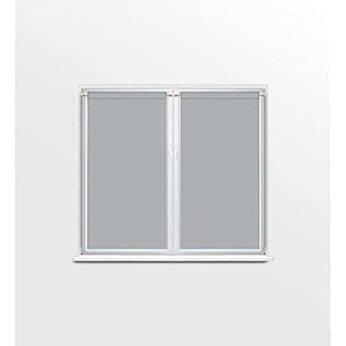 DOLLY pair of brise-bise curtains 90 x 120 cm, grey
