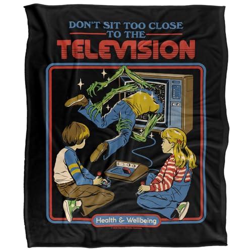 Steven Rhodes Dont Sit Too Close Silky Touch Super Soft Throw Blanket 152 X 127 Cm