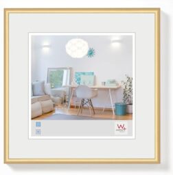 walther Design Picture Frame Gold 20 x 20 cm New Lifestyle Plastic Frame KV220G