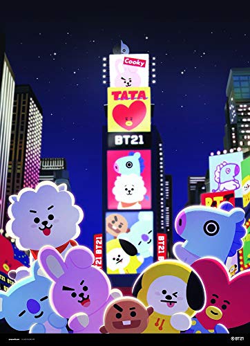 Erik - Bt21 Time Square Art Print, 30 x 40 cm