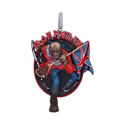 Nemesis Now Trooper Hanging Ornament 8.5cm, Resin, Red, Officially Licensed Iron Maiden Merchandise, Eddie Giftware, Cast in the Finest Resin, Expertly Hand-Painted