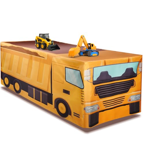 xbaiyanr 8Ft Construction Vehicle Table Cloth,Construction Birthday Decorations for Kids' Boys' Party Decorations, Baby Shower Birthday Party Supplies