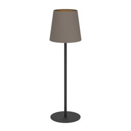 Eglo Table lamp Fiorana, Bedside Light with Fabric Lampshade