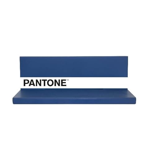 Homemania Shelfie Shelf Wall Decoration Object Holder Square with Shelves for Living Room Bedroom Blue White Black Metal 40 x 14 x 13 cm