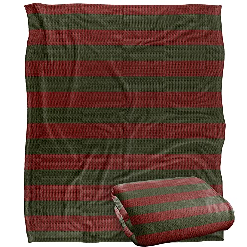 NIGHTMARE ON ELM STREET Blanket, 152 x 127 cm Freddy Sweater Pattern Silky Touch Super Soft Throw Blanket