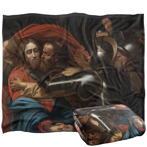 Caravaggio The Taking Of Christ Silky Touch Super Soft Throw Blanket 152 X 127 Cm